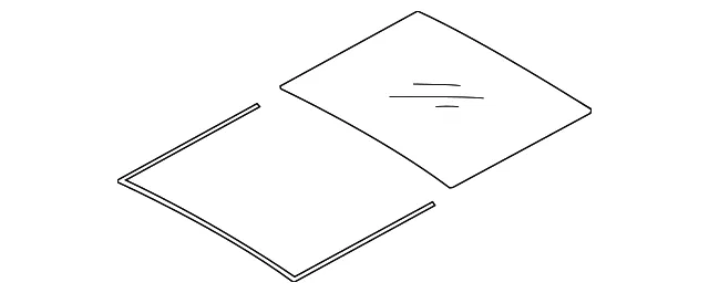 Rear Glass - Kia (81616-B2000)