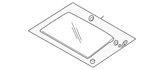 Movable Glass - Kia (81630-3R500)
