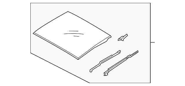 Sunroof Glass - Kia (81630-P2000)