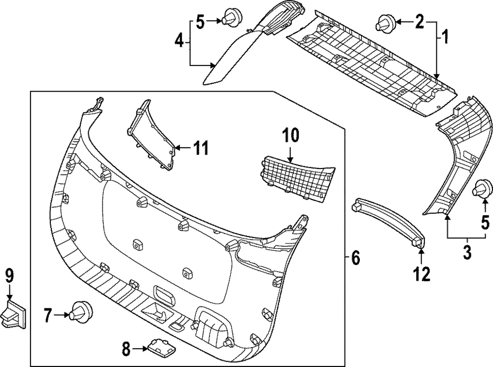 Grip Handle - Kia (81751-DW000WK)