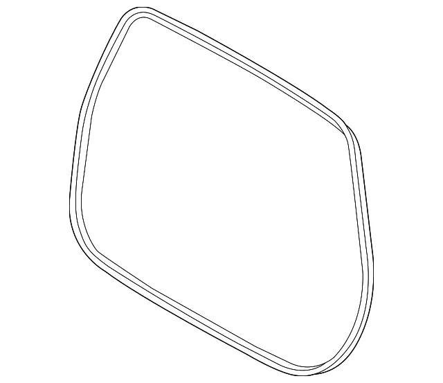 Weatherstrip - Kia (81761-K0000)