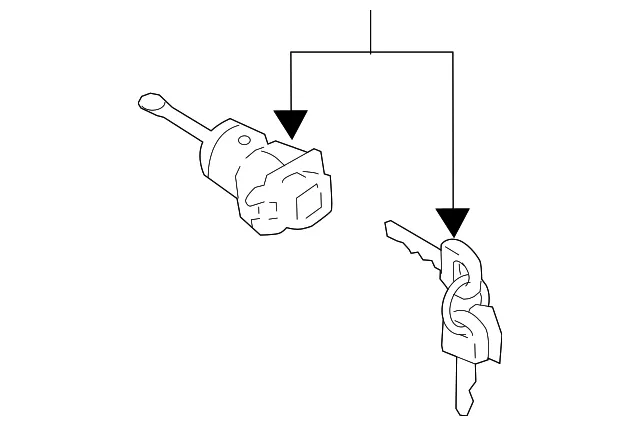 Door Lock Cylinder - Kia (81970-2TA00)