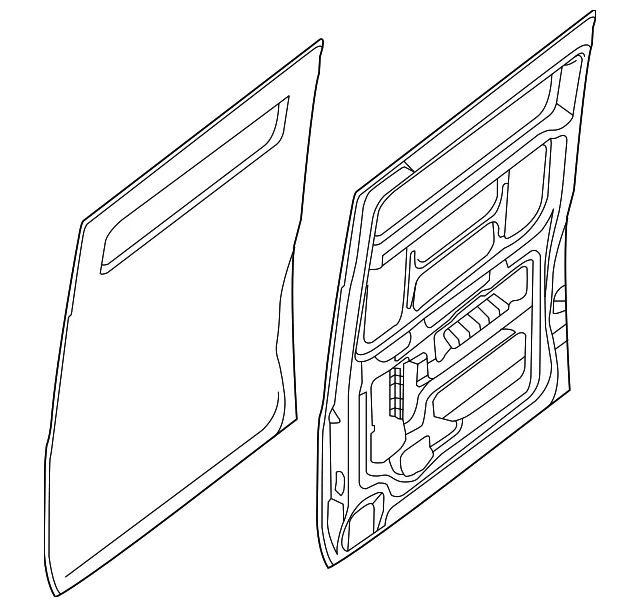 Door Shell - Nissan (82100-9JJ0C)