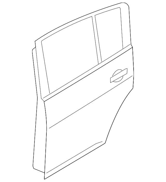 Door Shell - Passenger Side (RH) - Nissan (82100-EL030)