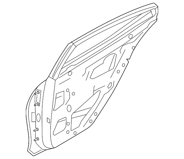 Door Shell - Driver's Side (LH) - Nissan (82101-4RA0A)