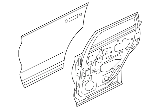 Door Shell - Nissan (82101-7BA0A)