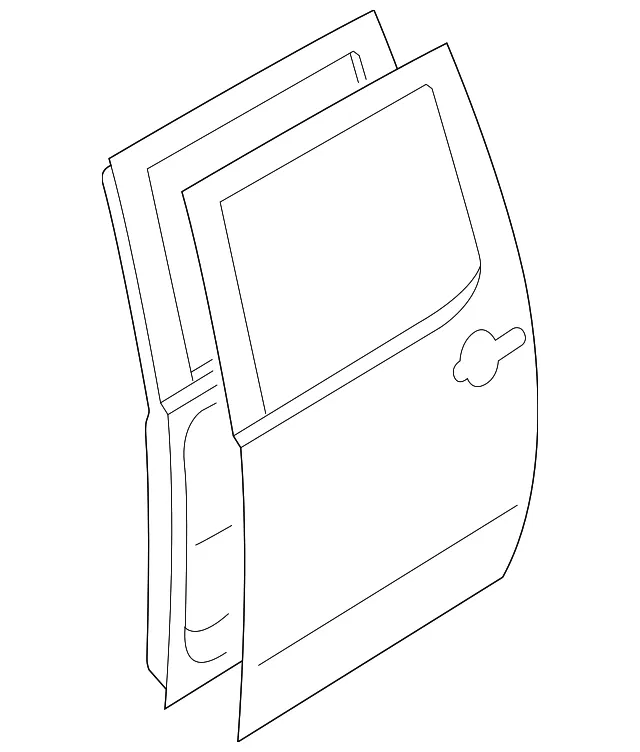 Door Shell - Nissan (82101-9BU0D)