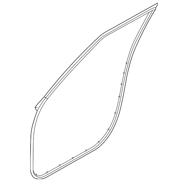Door Weather-Strip - Driver's Side (LH) - Kia (82130-B2000GA6)
