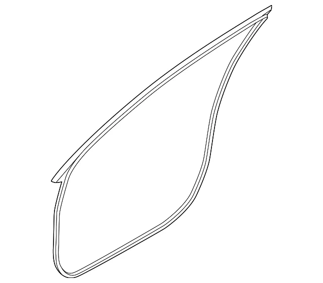 Weatherstrip - Driver's Side (LH) - Kia (82130-M7000)
