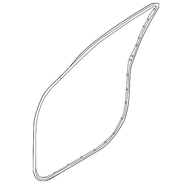 Door Weather-Strip - Passenger Side (RH) - Kia (82140-S9000)