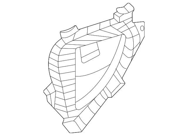 Door Water Deflector - Nissan (82145-7JA0B)