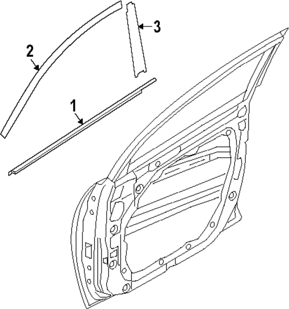 Belt Molding - Kia (82210-GG010)