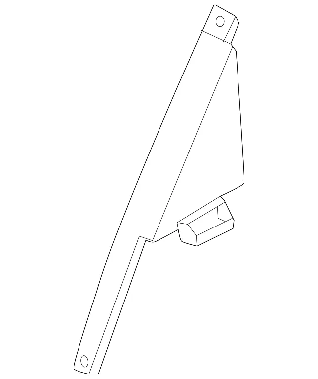 Rear Door Corner Piece, Left - Nissan (82235-6RA0A)