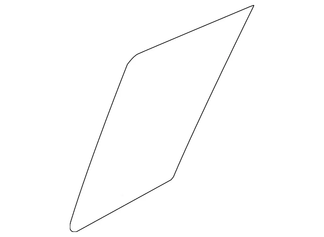 Fixed Glass - Passenger Side (RH) - Nissan (82262-EL000)