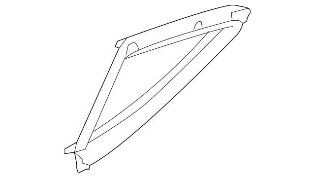 Glass Weather-Strip - Driver's Side (LH) - Nissan (82273-3BA0A)