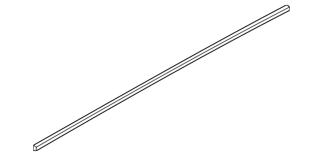 Door Reveal Molding - Nissan (82282-7JA0A)