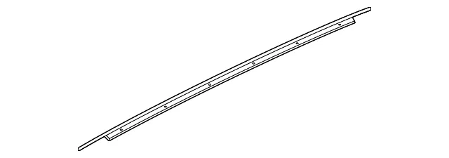 Rear Door Sash Moulding, Front Right - Nissan (82282-7LF0A)