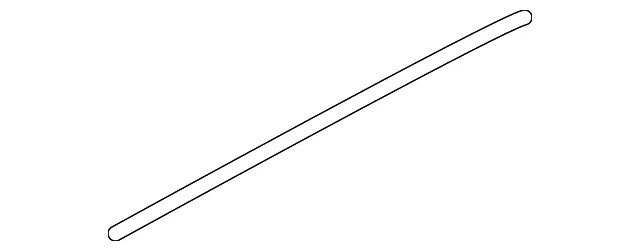Rear Door Sash Moulding, Front Left - Nissan (82283-6MT1A)