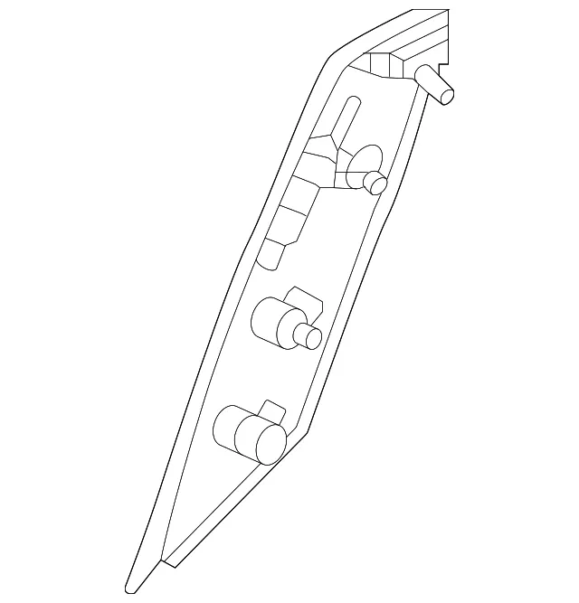 Pillar Molding - Nissan (82286-9BU0A)