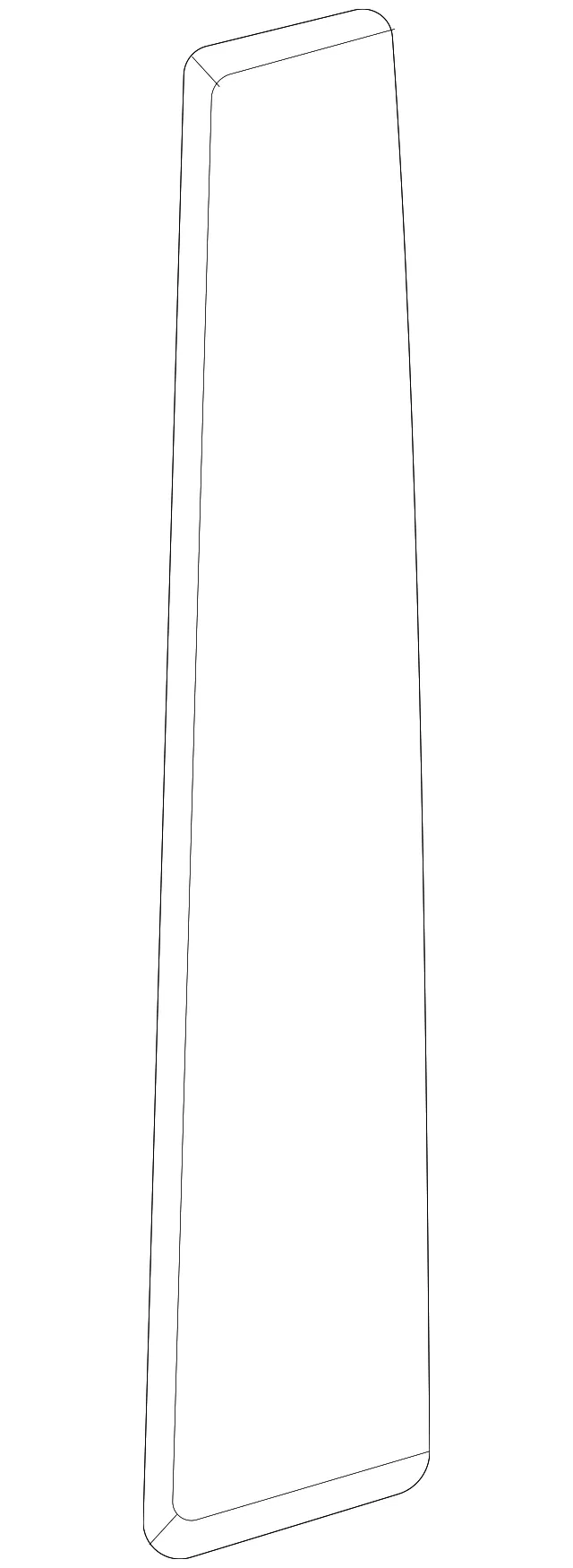Protector-Rear Door, Left-hand - Nissan (822D3-6RR1B)
