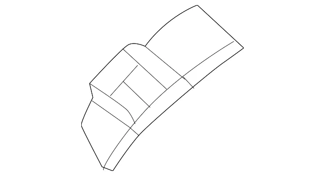 Door Window Belt Weather Strip Cap - Nissan (822D4-6RR0B)