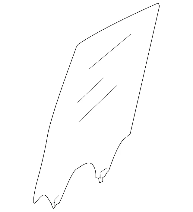 Door Glass - Driver's Side (LH) - Nissan (82301-3KA1A)
