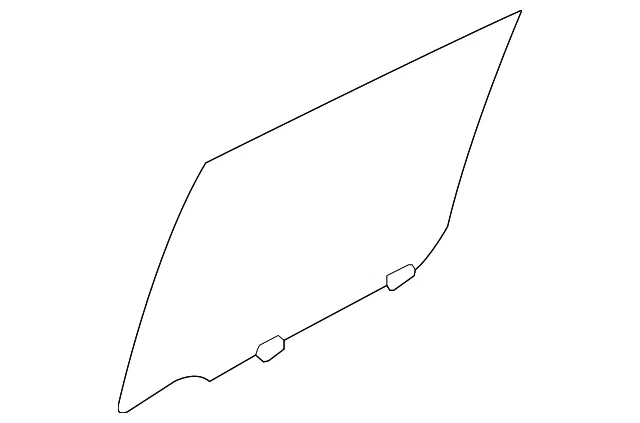 Movable Glass - Driver's Side (LH) - Nissan (82301-3NF1A)