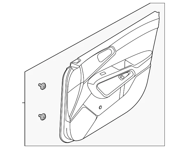 Door Trim Panel - Kia (82306-K0330D3X)
