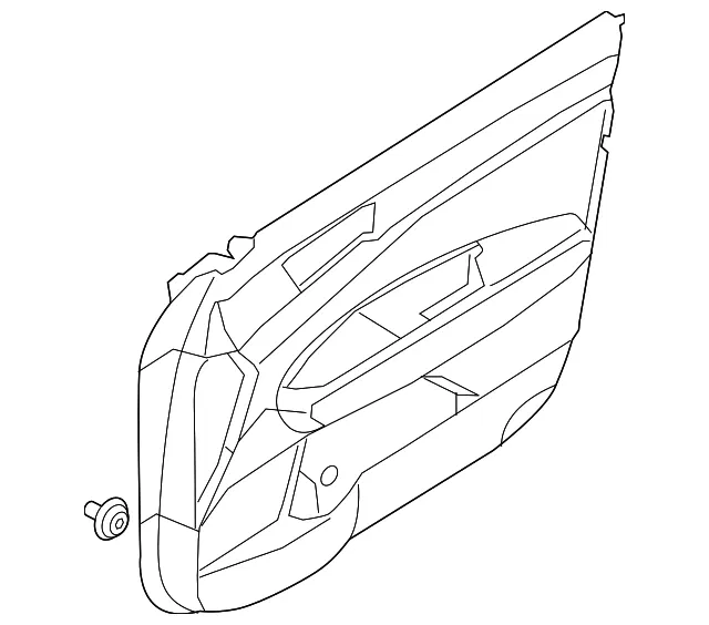 Door Trim Panel - Driver's Side (LH) - Kia (82307-A8030BW9)