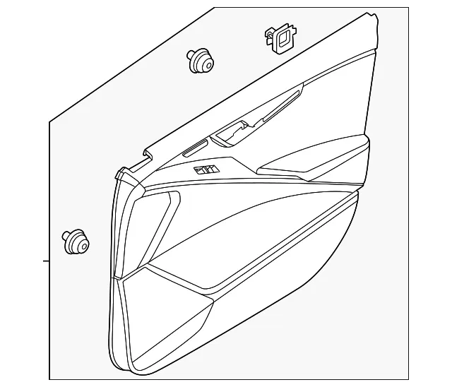 Door Trim Panel - Kia (82307-AT050DFQ)
