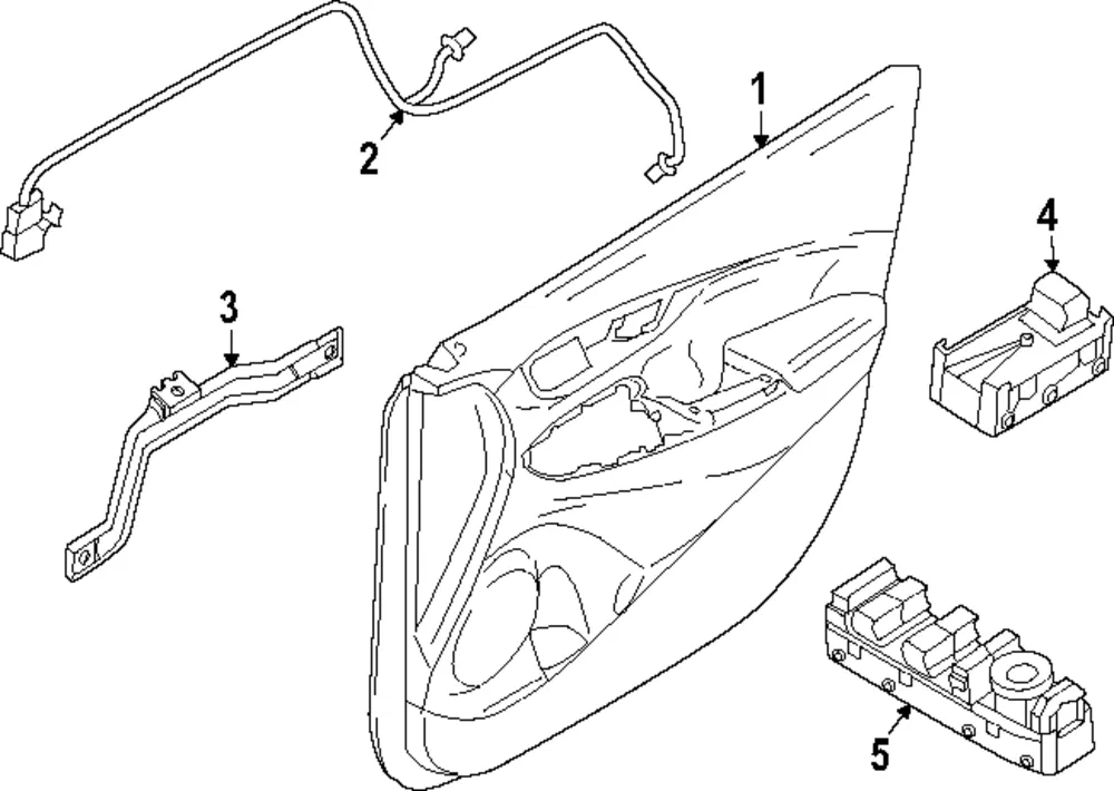 Door Trim Panel - Kia (82307-GG100D64)