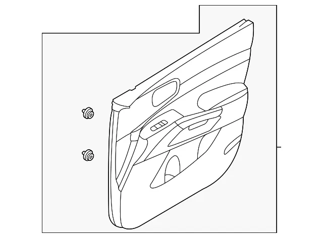 Door Trim Panel - Kia (82308-P2500MQA)