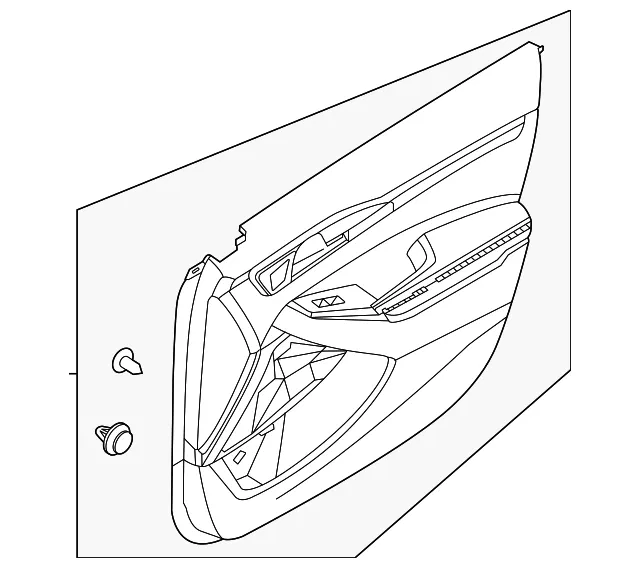 Door Trim Panel - Kia (82308-Q5090EJ2)