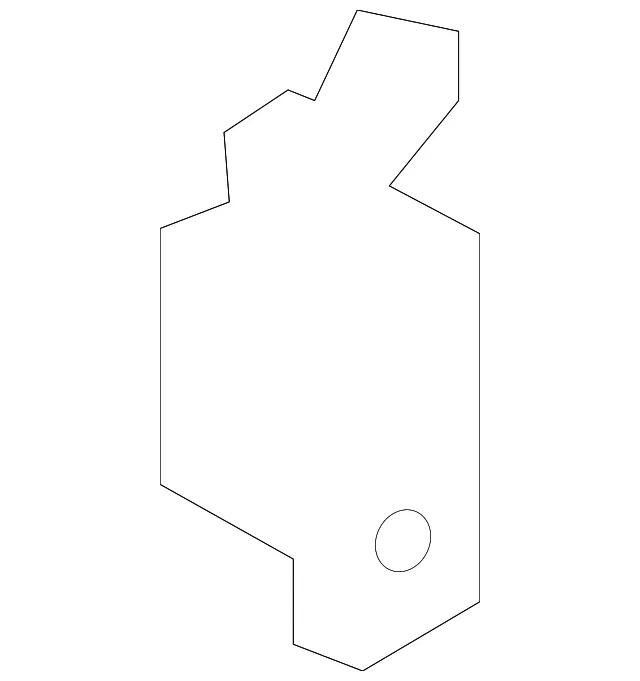 Upper Hinge - Driver's Side (LH) - Nissan (82401-5RB0A)