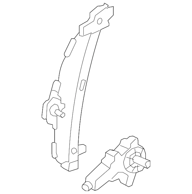 Window Regulator - Driver's Side (LH) - Kia (82403-1G010)