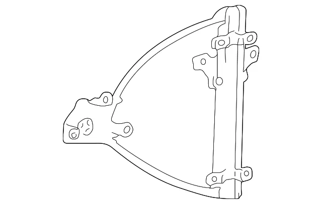 Window Regulator - Driver's Side (LH) - Kia (82403-38011)