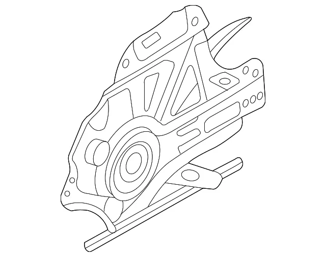 Window Regulator - Passenger Side (RH) - Kia (82404-4D010)