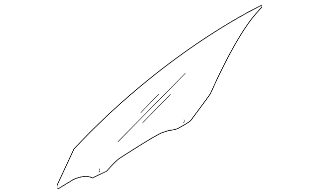 Door Glass - Driver's Side (LH) - Kia (82410-3F010)