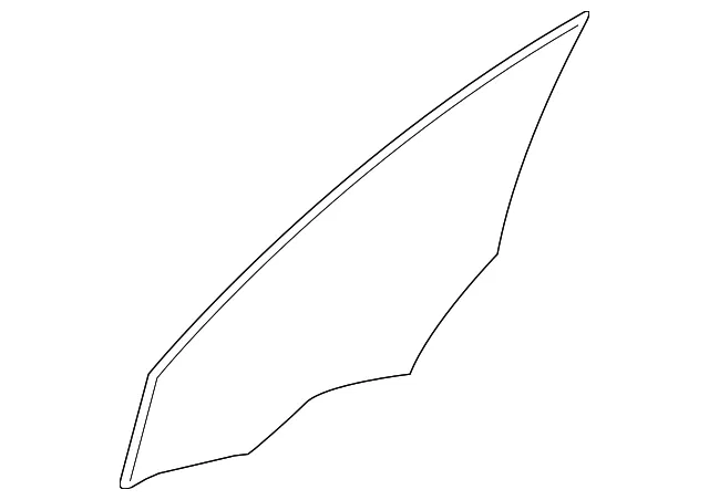 Door Glass - Driver's Side (LH) - Kia (82410-F6020)