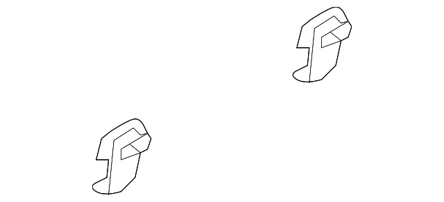 Door Glass Fastener - Kia (82413-2K000)