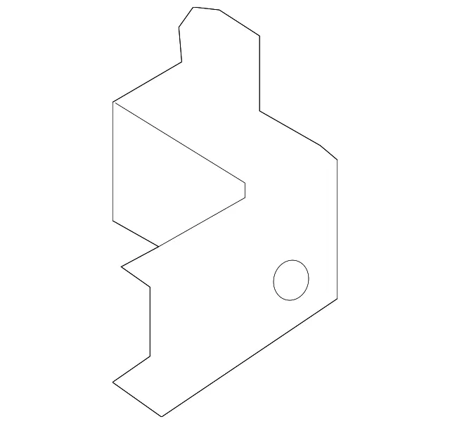 Lower Hinge - Passenger Side (RH) - Nissan (82420-3VA0A)