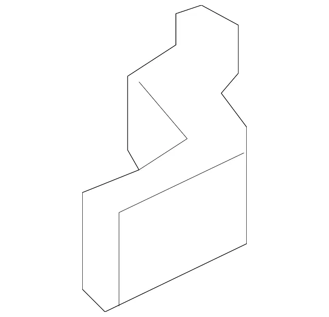 Lower Hinge - Passenger Side (RH) - Nissan (82420-4CL0A)
