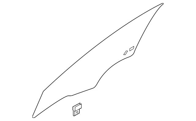 Door Glass - Kia (82420-H8141)