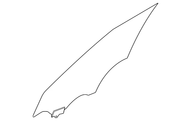 Door Glass - Kia (82420-Q5120)