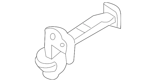 Rear Door Check Link Assembly, Right - Nissan (82430-ZP80A)