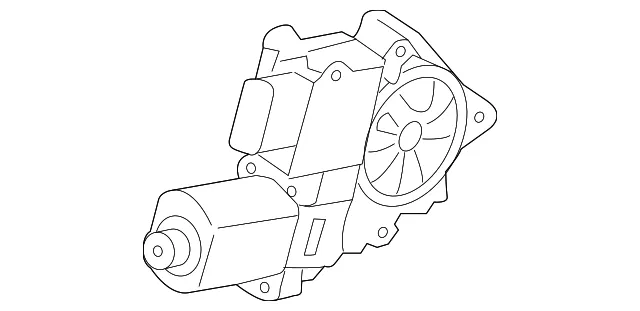 Window Motor - Passenger Side (RH) - Kia (82460-A7200)