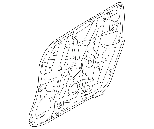 Window Regulator - Driver's Side (LH) - Kia (82471-G5010)