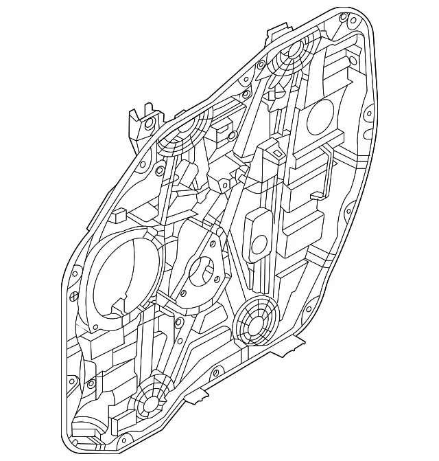 Window Regulator - Kia (82481-R0010)