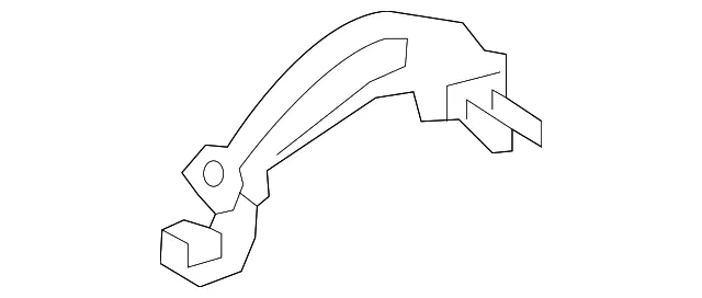 Handle Base Support Bracket - Driver's Side (LH) - Kia (82485-D5000)