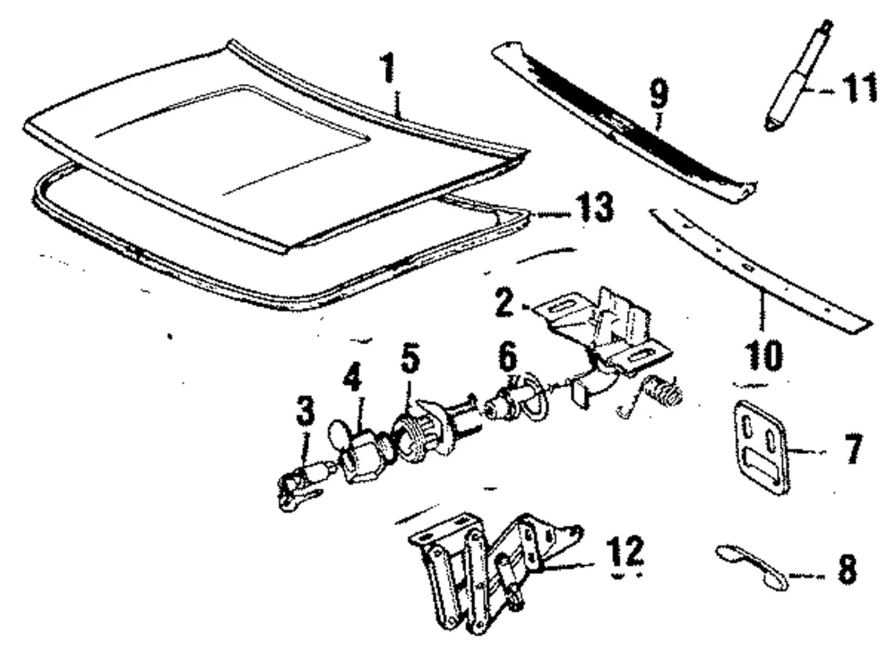 Hinge - Driver's Side (LH) - Volvo (8250036)
